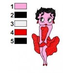 Betty Boop 44 Embroidery Design